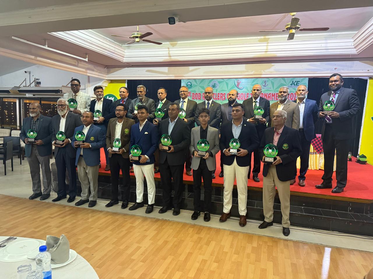 Golf Tournament Prize Giving Ceremony