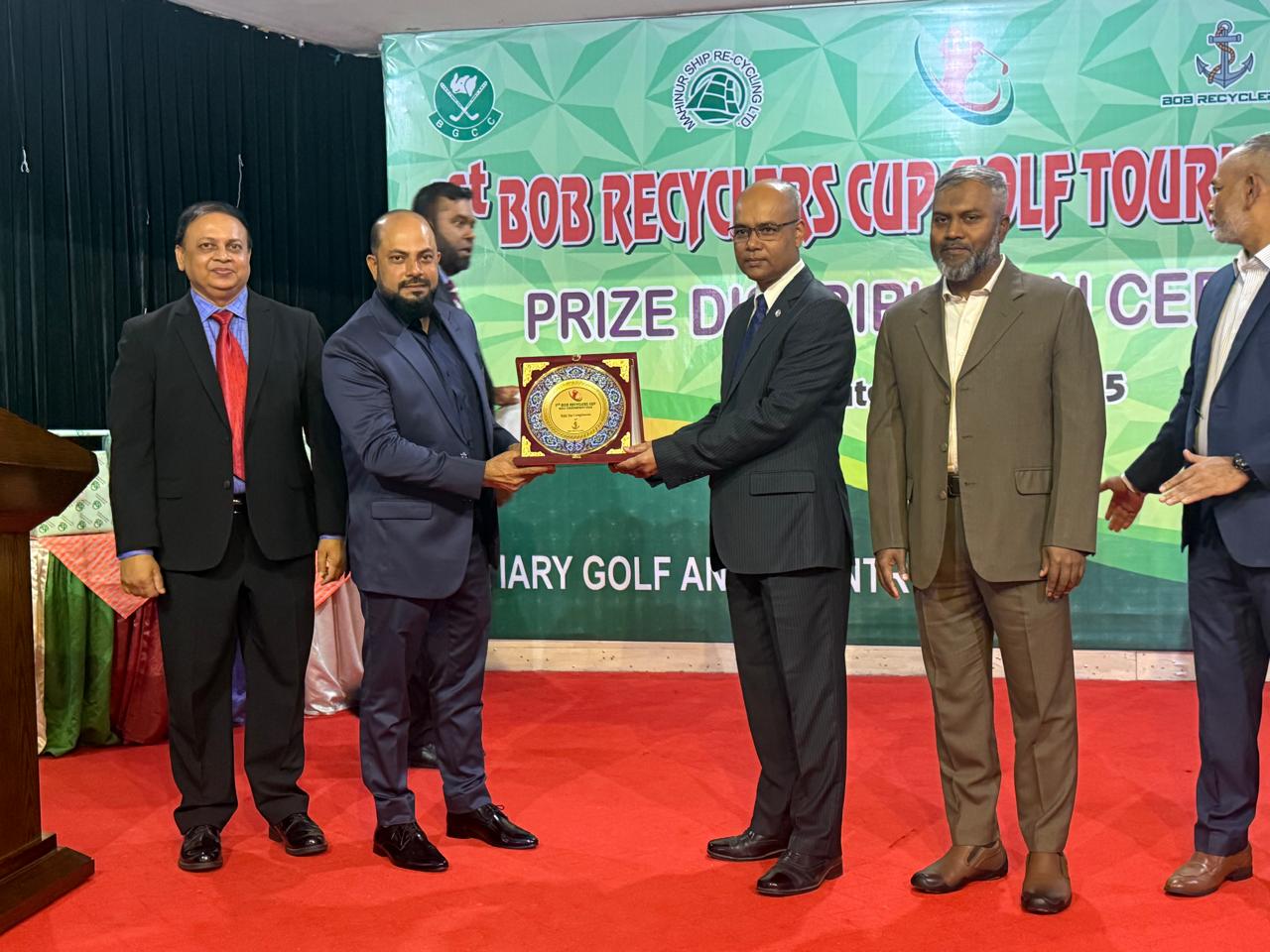 Golf Tournament Prize Giving Ceremony