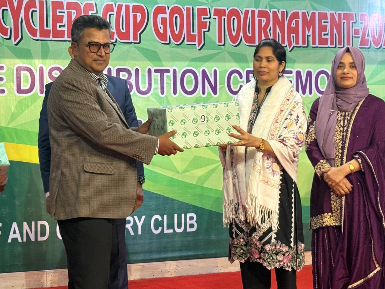 Golf Tournament Prize Giving Ceremony