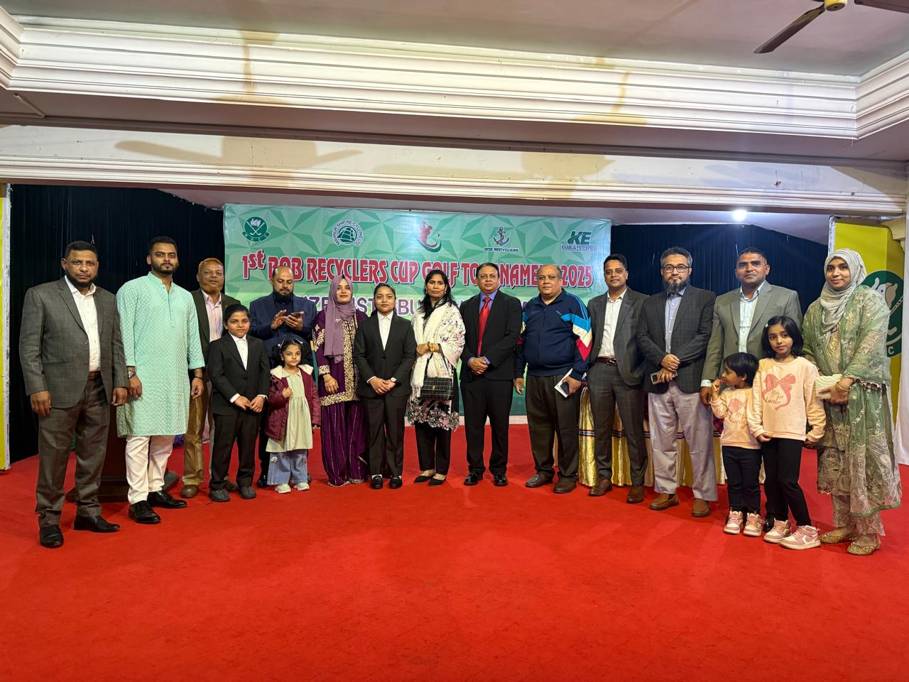 Golf Tournament Prize Giving Ceremony